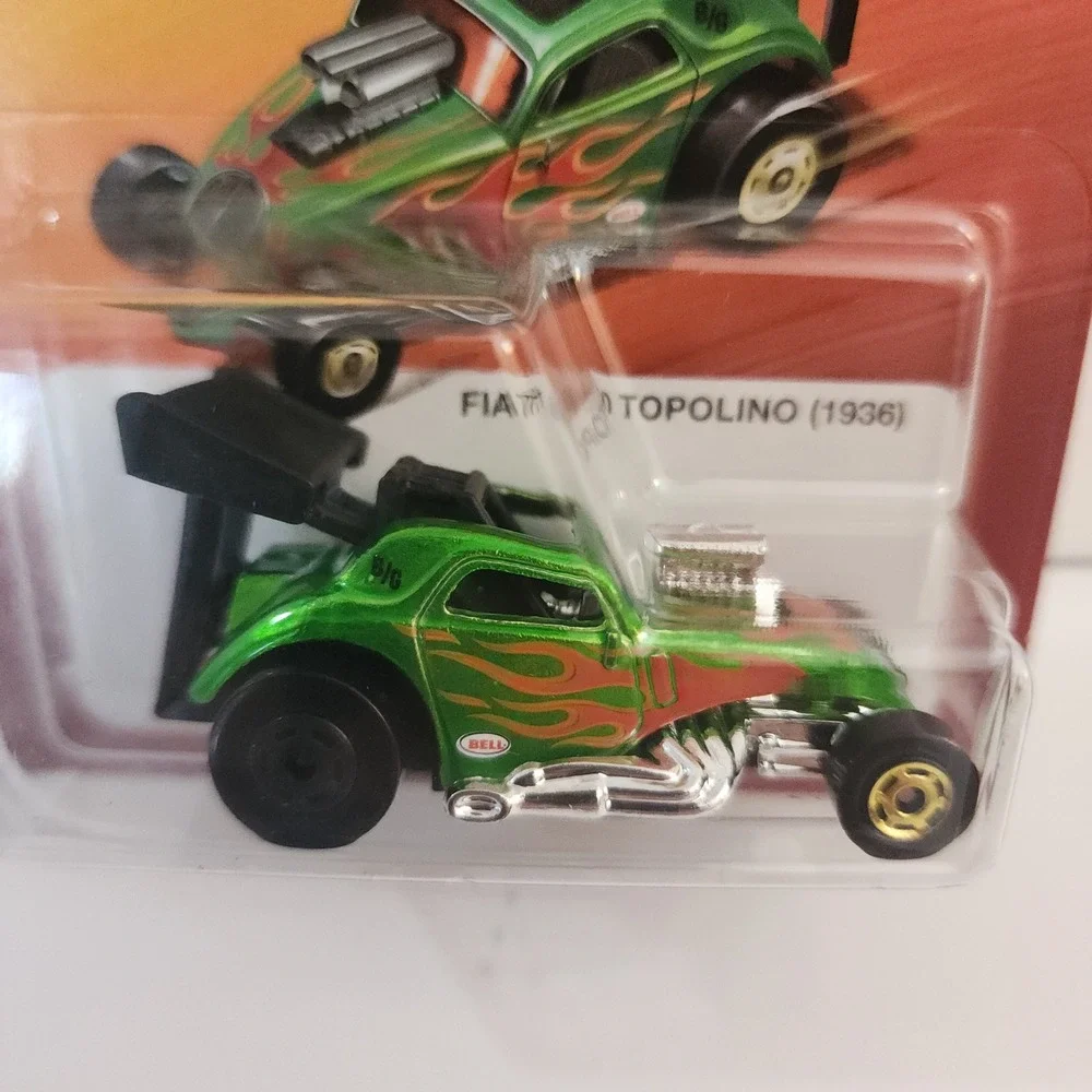 Hot Wheels The Hot Ones‎ Fiat 500 Topolino 1936 Green JBY68 Error Car